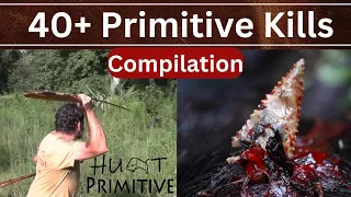 Primitive Bow & Atlatl Hunting Compilation