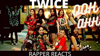 RAPPER REACTS TO TWICE 1ST MUSIC VIDEO (OOH AHH)