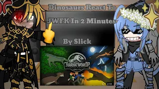 Dinosaurs React To Jurassic World Fallen Kingdom In 2 Minutes (By @slick4785)