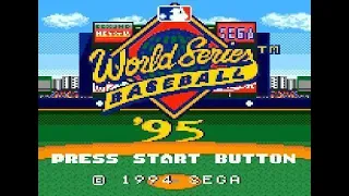 World Series Baseball '95 (Sega Game Gear) - New York Yankees vs. Minnesota Twins