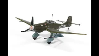 Junkers Ju 87G-2 Tank Buster. Plastic 1:72 scale model from Revell (04692). Full build video