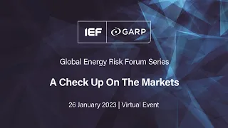 A 2023 Check Up on the Markets, IEF-GARP Global Energy Risk Virtual Forum Series