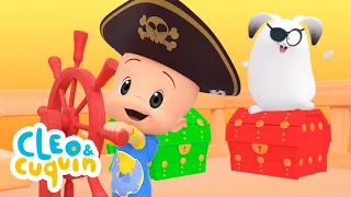 Cuquin's magic pirate chests | Learn the colors with Cuquin | Educational videos for children