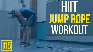 15 Min HIIT Jump Rope Workout To Lose Weight - Medicine Ball With Jump Rope