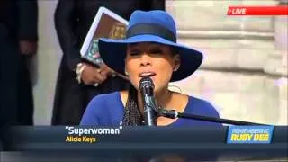 Alicia Keys - Superwoman (Ruby dee Funeral)