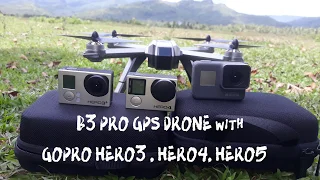 MJX Bugs 3 Pro test mount with GoPro HERO3, HERO4, HERO5 Black