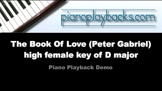 The Book Of Love (Peter Gabriel Cover) Piano Playback Instrumental Demo female key D major