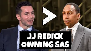 JJ Redick owning Stephen A Smith for 17 straight minutes