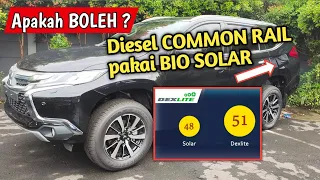 Mesin Diesel COMMON RAIL di isi BIO SOLAR Biasa,apakah boleh?