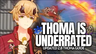 criminally UNDERRATED! UPDATED Thoma Guide - Artifacts, Weapons, Teams & Tips | Genshin Impact 2.8