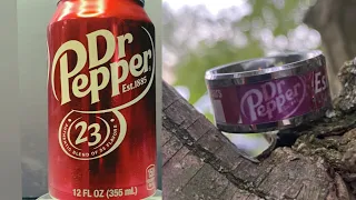 How to make a Dr Pepper can into a ring MUST WATCH!!!!