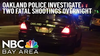 Oakland Police Investigate Two Fatal Shootings Overnight