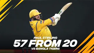 Paul Stirling 57 from 20 vs Bangla Tigers | Day 14 | Player Highlights
