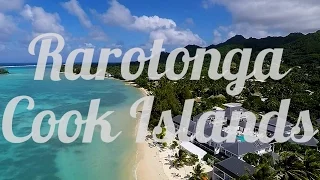 Rarotonga, Cook Islands, Aerial Drone Video