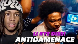 LI RYE DISS!! Anti Da Menace - Banned From The A (Official Music Video)Reaction