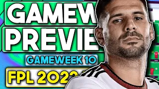 FPL GAMEWEEK 10 FINAL THOUGHTS | GW10 PREVIEW | Fantasy Premier League Tips 2022/23