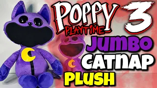 The Official JUMBO CatNap Plush Is HERE! - [Poppy Playtime Plush Review]