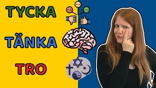 How to say Think in Swedish - Tycka Tänka Tro 🇸🇪  | Learn Swedish in a Fun Way!