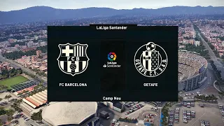 Barcelona vs Getafe | Camp Nou | 2021-22 La Liga | PES 2021