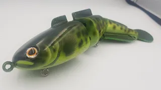 MAKING A 3 PIECE JOINTED SWIMBAIT (Blackfish) MURRAY COD LURE