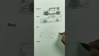 Realistic Car Drawing Tutorial | #shorts #art #drawing #viral #tutorial #car