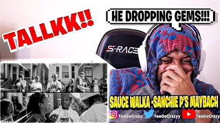 TEW MUCH REAL TALK!! Sauce Walka - Sanchie P’s Maybach (Freestyle) (REACTION)