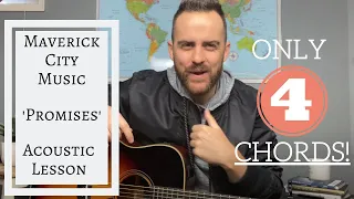 Promises (ft. Joe L Barnes & Naomi Raine) Maverick City Music TRIBL --Acoustic Guitar Lesson [EASY]