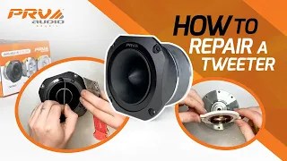 How to Repair a Tweeter (PRV Audio TW700Ti, TW700Ti-CR and TW700Ti WHITE)