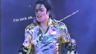 Michael Jackson Scream Live in 1996 (bad vocals)