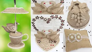 5 Jute Craft ideas | Home decorating ideas handmade | New Design