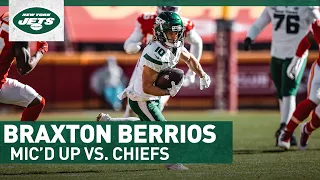 Braxton Berrios Mic'd Up Vs. Chiefs | New York Jets | NFL
