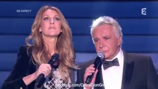 Celine Dion & Michel Sardou - Voler (Le Grand Show - France 2 - 24/11/12) HD