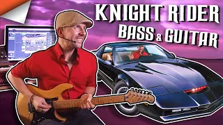 Knight Rider Theme Recreated: BASS + GUITAR