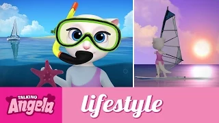 Talking Angela - My Day at the Beach