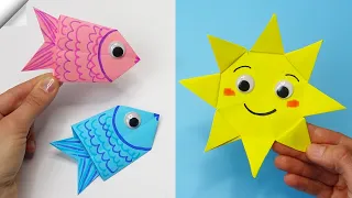 6 DIY paper crafts | Easy Paper toys