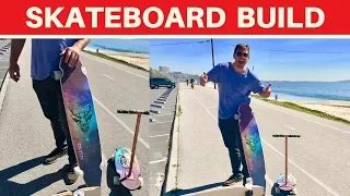 Build A Longboard -  DIY  - Skateboard Woodworking Project