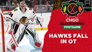 Petr Mrazek, Blackhawks begin road trip with loss vs Kings | CHGO Blackhawks Live Postgame Show