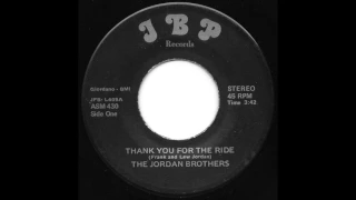 The Jordan Brothers - Thank You For The Ride