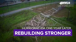 Hurricane Ida 1 year later: Entergy says new tower can withstand 175 MPH gusts