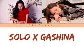 JENNIE X SUNMI - SOLO X GASHINA Mashup Colorcoded Lyrics (Han/Rom/Eng)