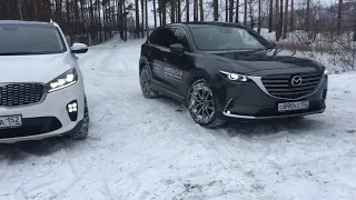 Тест-драйв Mazda CX-9 vs KIA Sorento Prime