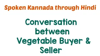 Spoken Kannada through Hindi