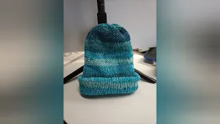 Beanie hat using the Prym Knitting machine Tutorial