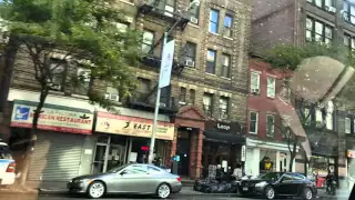 2016 BMW 7 series riding around in New York