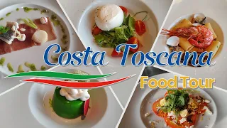 Costa Toscana Food Tour 2023 - Costa Cruises (with subtitles)