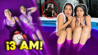 PASAMOS 24 HORAS EN LA ALBERCA DE SLIME Y ESTO PASÓ..😰 Parte 2 | Karla Bustillos