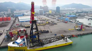 Installation of 2 x 10000mt Huisman TMC for Heerema Sleipnir