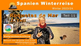 Spanien Winterreise 2023/24 Roquetas Teil 2 mit dem Clever Runner 636 Kastenwagen Wohnmobil