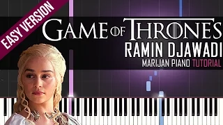 How To Play: Game Of Thrones - Main Theme Soundtrack | Piano Tutorial EASY + Sheet Music