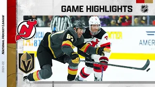 Devils @ Golden Knights 4/18 | NHL Highlights 2022
